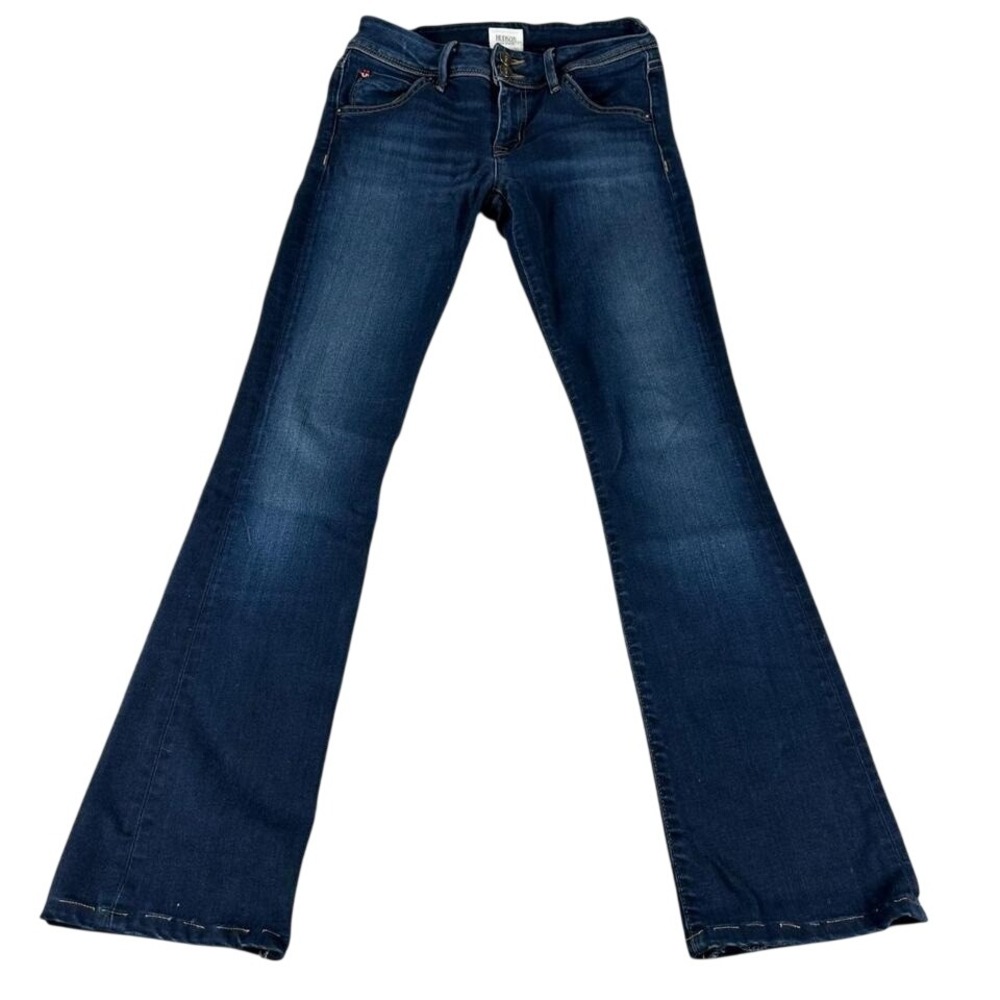 Hudson Beth Baby Boot Jeans Women 27 Blue Dark Wash Denim Y2K Indie Sleaze